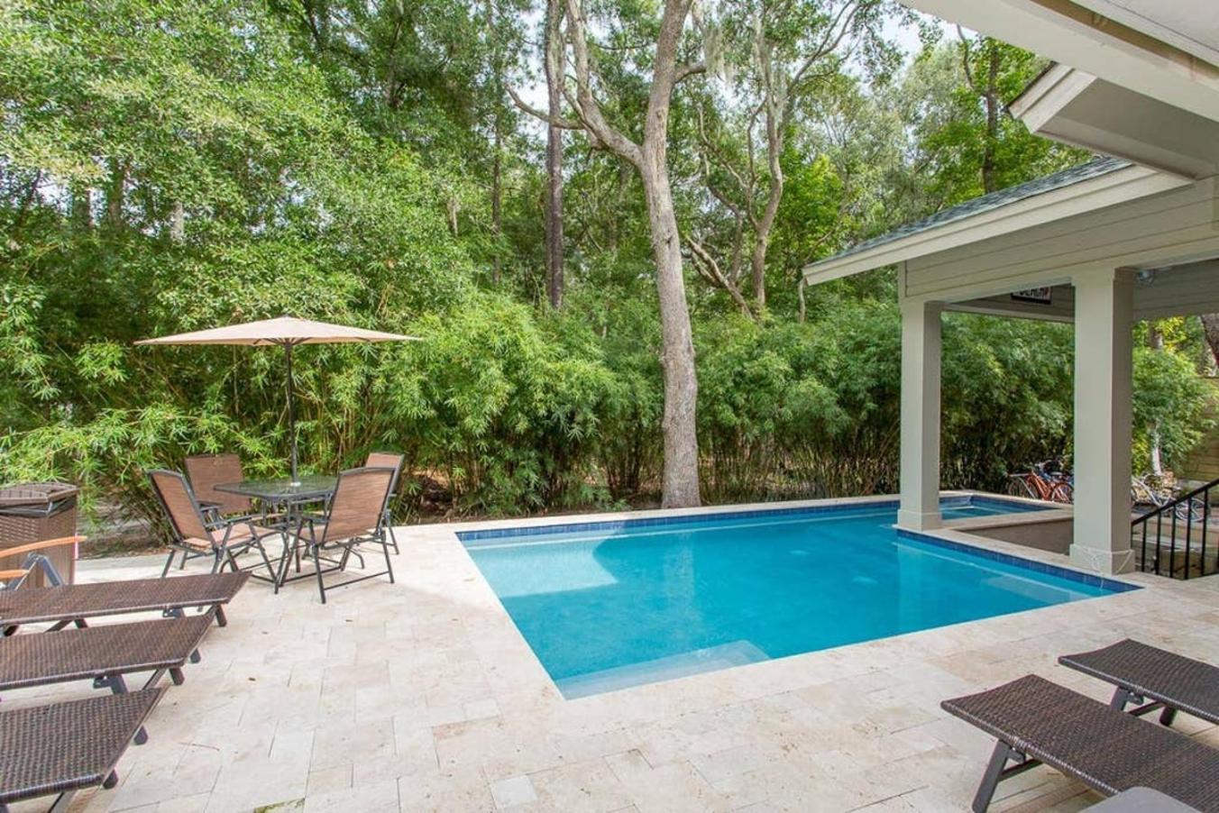 Vila Heated Pool Swim Up Bar Hottub 7Min Bike To Beach Hilton Head Island Exteriér fotografie